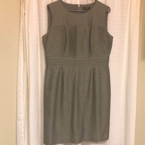 Tahari career dress size 14P, gray